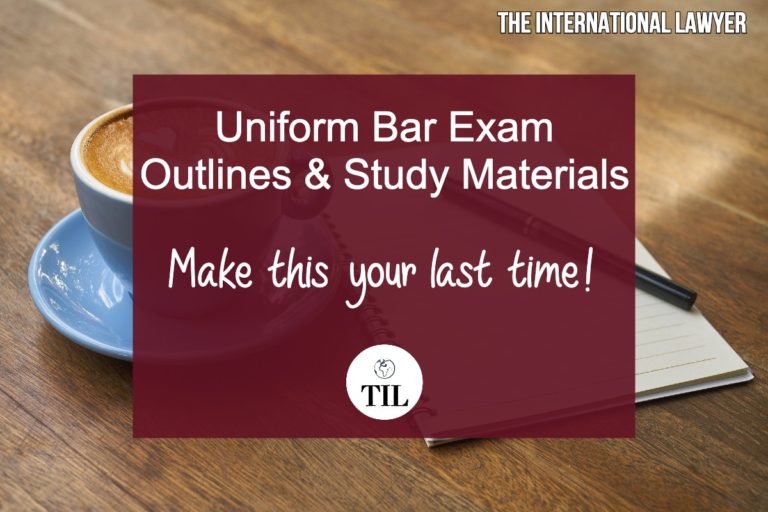 Best Bar Exam Outline